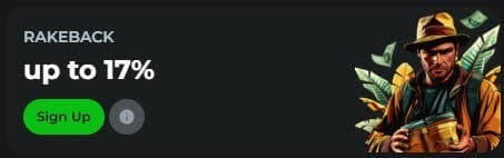 Jackpot Raider Casino rakeback